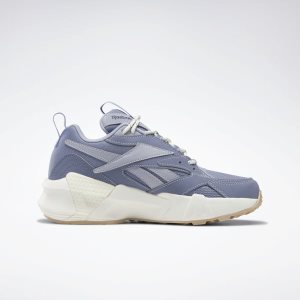 Reebok Aztrek Double Nu Pops Turnschuhe Damen - Indigo/Weiß - DE 957-GBE